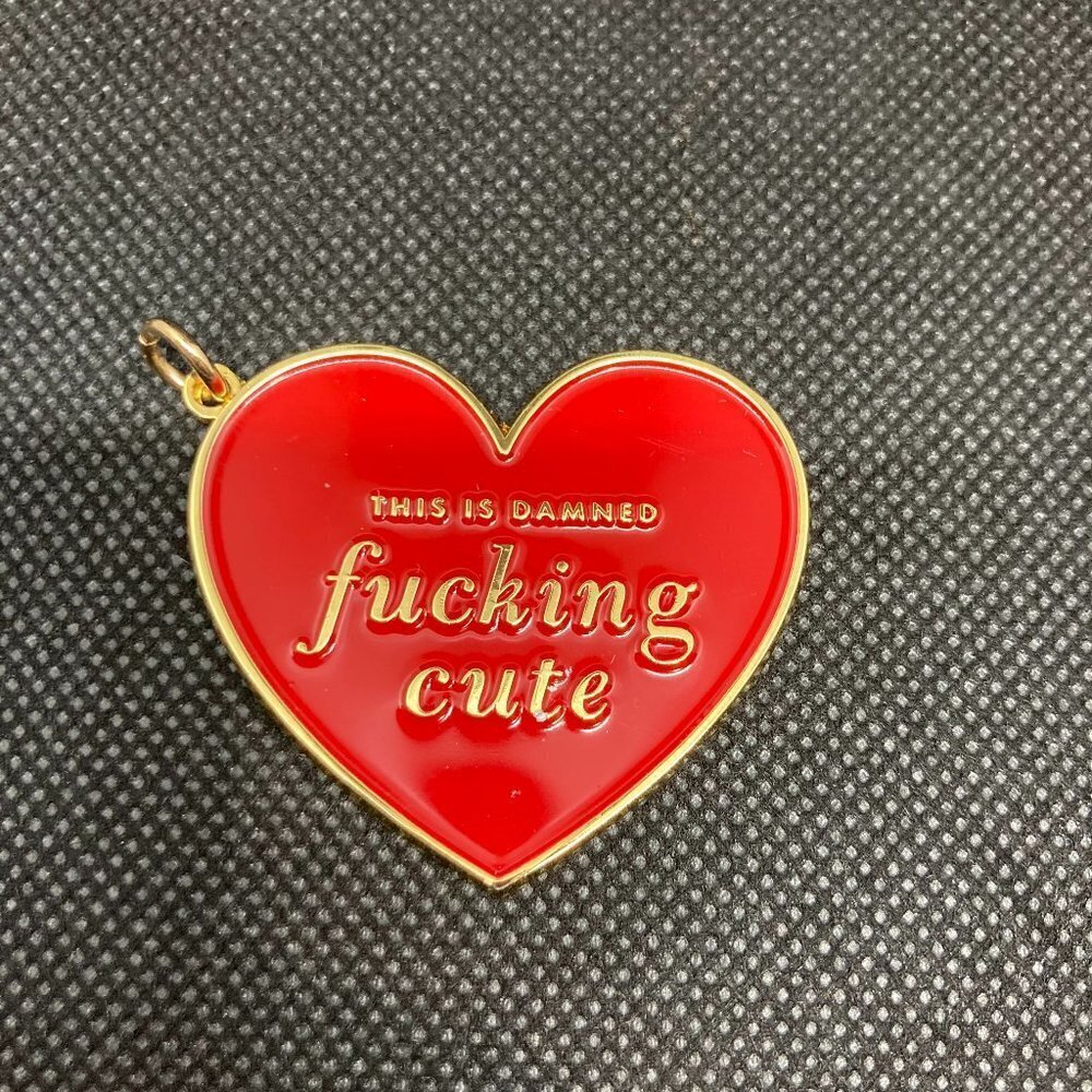 “This is dam$ed F$?king Cute” Bag/key chain charm